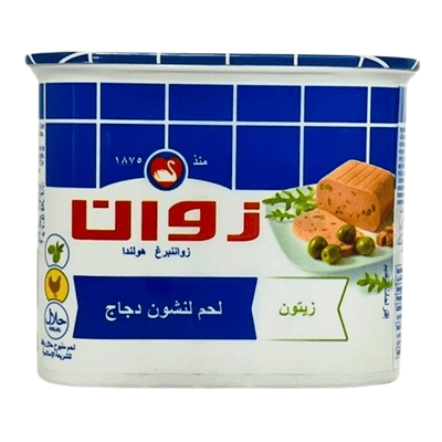 Zwan Chicken Luncheon Meat With Olives 340g
