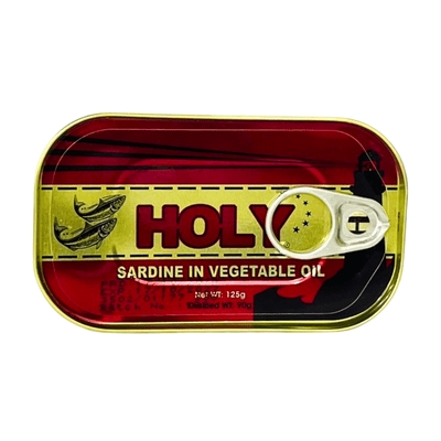 Holy Sardines In Vegetable Oil 125g