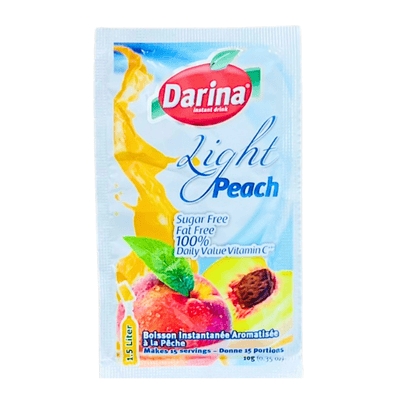 Darina Instant Drink Light Peach Sugar Free 10g