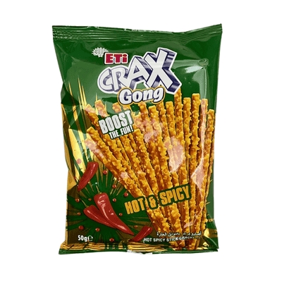 Eti Crax Gong Boost Hot & Spicy 50g
