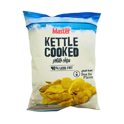 Master Kettle Cooked Sea Salt 40% Less Fat 76g