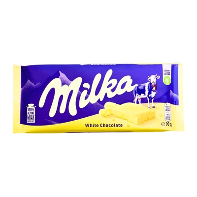 Milka White Chocolate 90g