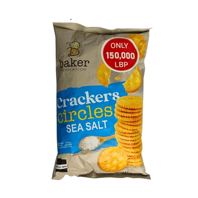 Baker Crackers Circles Sea Salt 250g
