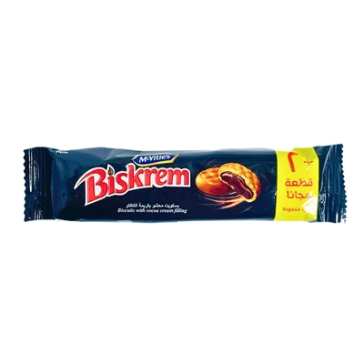 Biskrem 6+2 pcs Biscuits With Cocoa Cream 60g