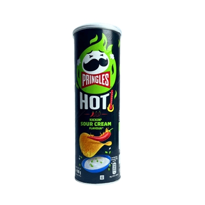 Pringles Hot Kickin' Sour Cream 160g
