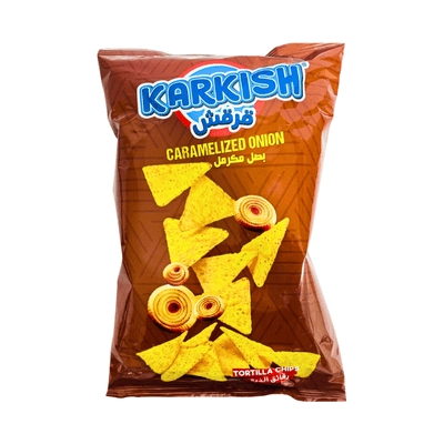 Karkish Caramelized Onion Tortilla Chips 62g