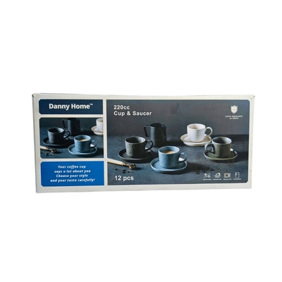 220cc Cup & Saucer 6pcs