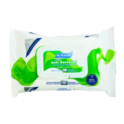 Elsada Anti Bacterial Wet Wipes 72pcs