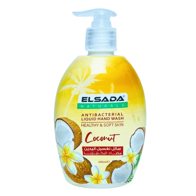 Elsada Antibacterial Liquid Hand Wash Coconut 440ml