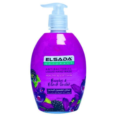 Elsada Antibacterial Liquid Hand Wash Berries & Black Orchid 440ml