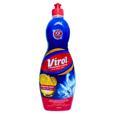 Virol Orange Zest 700ml Dishwashing Liquid