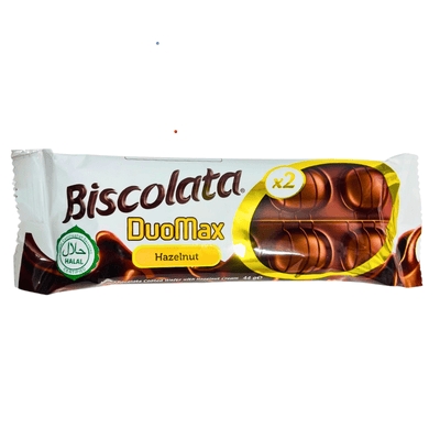 Biscolata Duomax Hazelnut *2 *44g