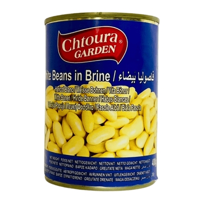 Chtoura Garden White Beans In Brine 400g