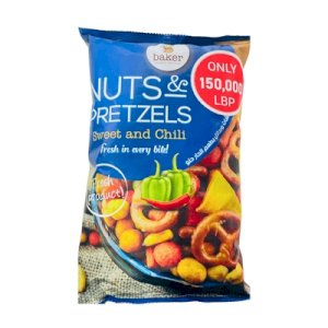 Baker Nuts & Pretzels Sweet & Chili 270g