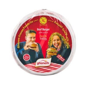 Ghanem Beef Burger 840g