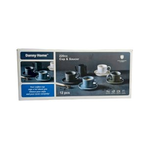 220cc Cup & Saucer 6pcs