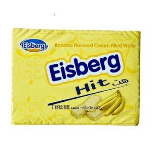 Eisberg Banana Flavored Cream Filled Wafer 50g