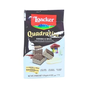Loacker Quadratini Cocoa & Milk 125g