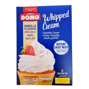 Domo Whipped Cream Vanilla Flavour 72g