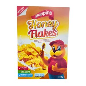 Poppins Honey Corn Flakes 350g