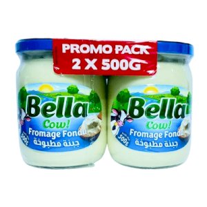 Bella Cow Fromage Fondu Promo Pack 2X500g