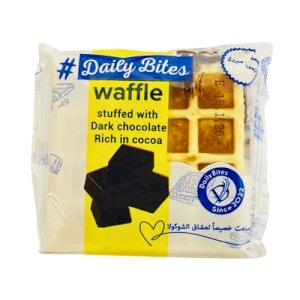 Daily Bites Waffle Stuffed With Dark Chocolate