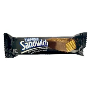 Elegance Sandwich Wafer With Dark Cocoa Cream 50g