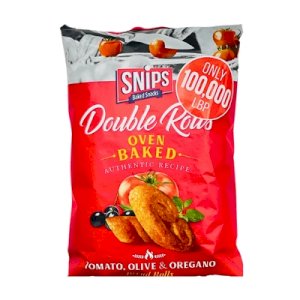 Snips Baked Double Rolss Tomato, Olive & Oregano 180g
