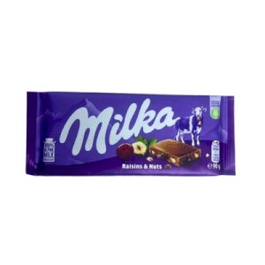 Milka Rasins & Nuts 90g