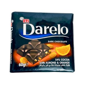 Eti Darelo Dark CHocolate With Almond & Orange 60g