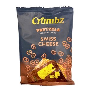 Crumbz Pretzels Swiss Cheese 40g