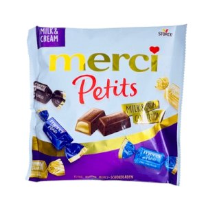 Merci Petits x18 Milk & Cream Collection 125g