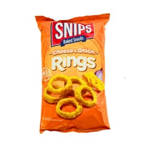 Snips Backe Snacks Cheese & Onion Rings 17g