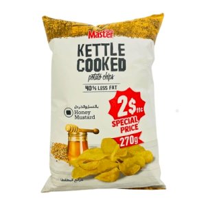 Master Kettle Cooked 40% Less Fat Honey Mustard 270g