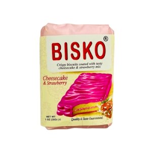 Bisko Biscuits Tasty Cheesecake & Strawberry Mix 28g