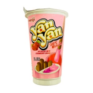 Meiji YanYan Strawberry Chocolate Stick