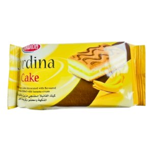 Jordina Sponge Cake Chocolate filled With Banana Cream 40g
