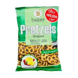 Baker Pretzels 55% Less Fat Chili & Lemon