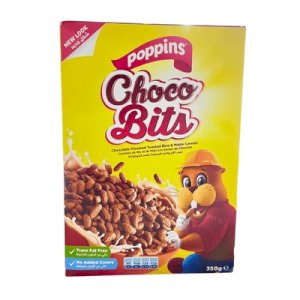 Poppins Choco Bits Rice & Maize Cereals 350g