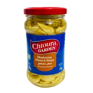 Chtoura Garden Mushroom Pieces & Stems 170g