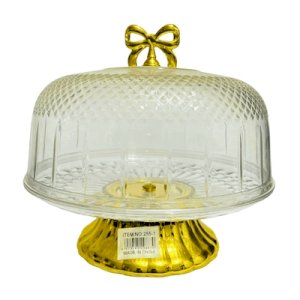 Cake Stand with Glass Dome