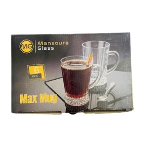 Mansoura Glass Max Mug 6 pcs