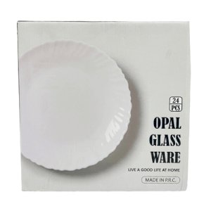 Opal Glass Ware Life Stail 24pcs