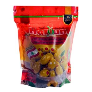 Haroun Green Olive Stuffed With Pimento 400g