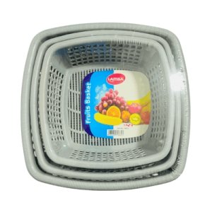 Lamsa Plast Fruits Basker 3 Sizes