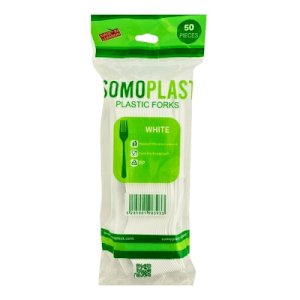SomoPLast Plastic Forks 50pcs