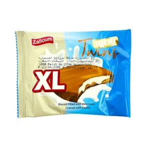 Twins XL Biscuit Filled With Milk Cream Coated With Cocoa 36g