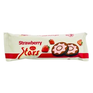 Stars Strawberry Biscuits 34g