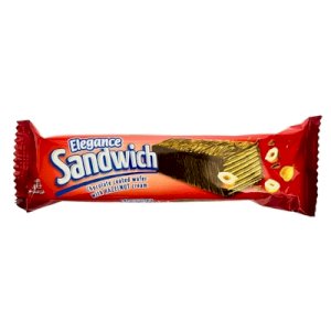 Elegance Sandwich Wafer With Hazelnut 50g
