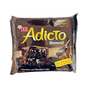 Eti Adicto Browni Chocolate and Hazelnut Cake 200g